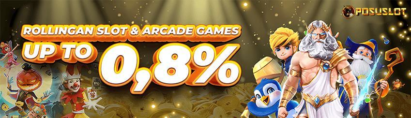 BONUS ROLLINGAN KHUSUS SLOT UP TO 0.8%